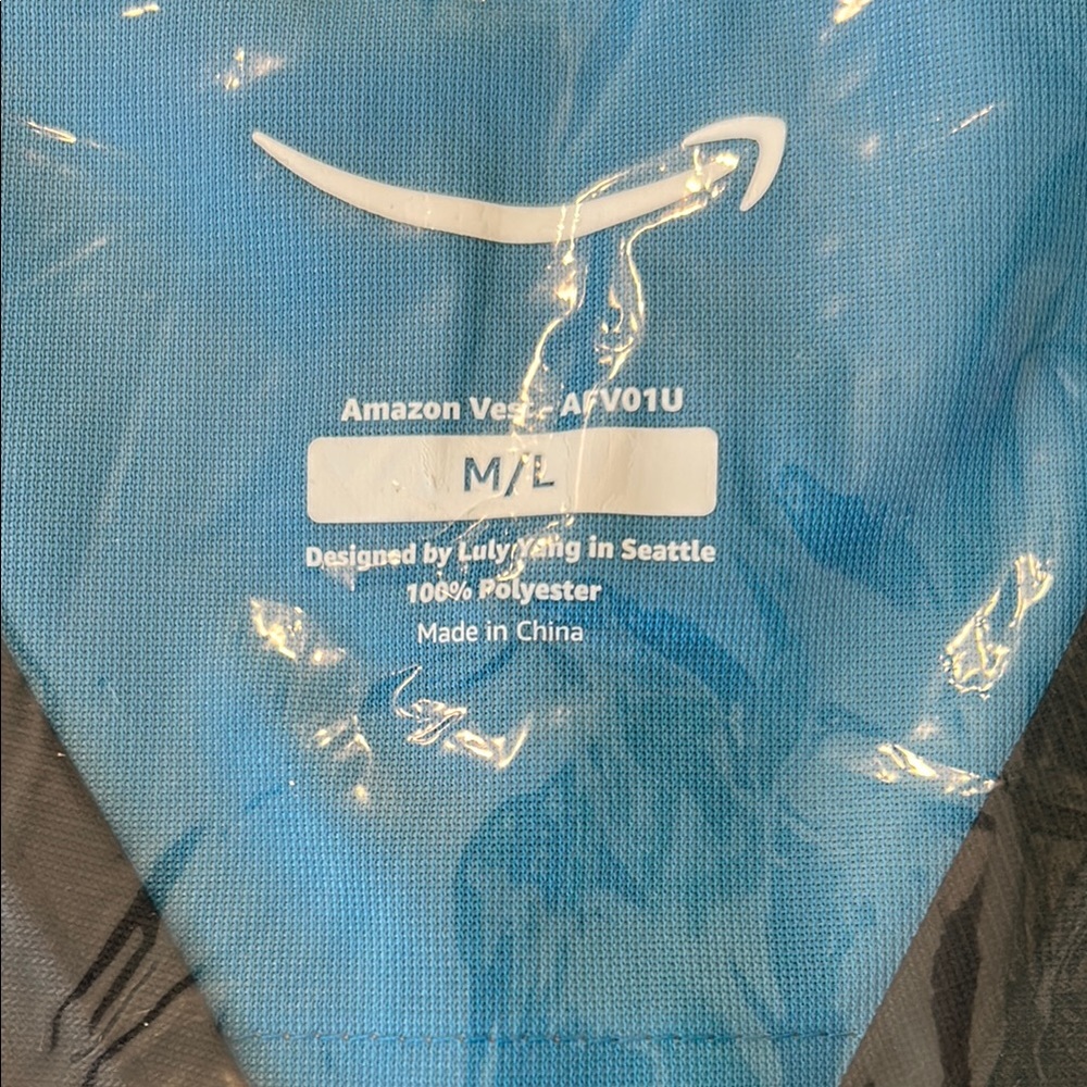 Amazon DSP / Flex Delivery Driver reflective Blue Safety Vest M /L - Picture 3 of 7